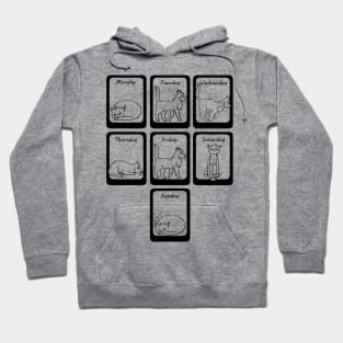 Cat Mood Chart Hoodie